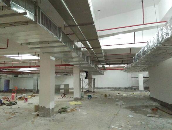贛州九天禦景地下室通（tōng）風安裝案例